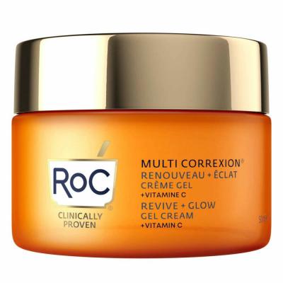 ROC  MULTI CORREXION Renouveau + Eclat Cr&egrave;me Gel, 50ml