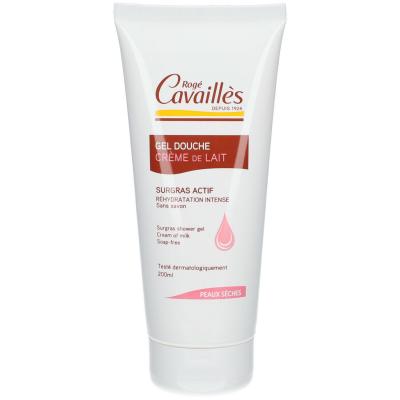 Cavaill&egrave;s - DOUCHE-LAIT HYDRATANT CR&Egrave;ME DE LAIT 200ml GEL DOUCHE
