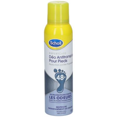 SCHOLL  Expert Care D&eacute;o Antitranspirant pour Pieds 48h 150ml