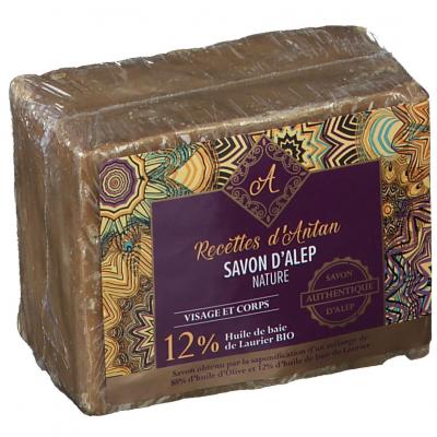 RECETTES D ANTAN Savon d'Alep 12 % Huile de Baies de Laurier Peaux Recettes D'Antan