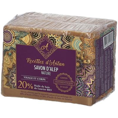 Savon d'Alep 20 % Huile de Baies de Laurier Peaux Recettes D'Antan