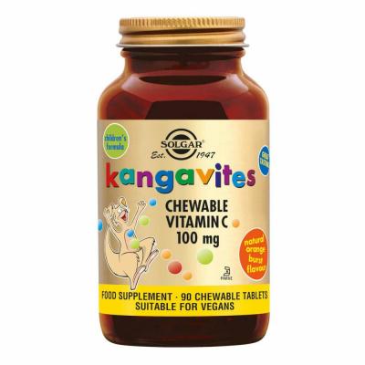 SOLGAR  Kangavites Vitamin c Children's Orange 90 chewable tablets 90