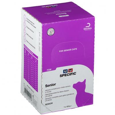 SPECIFIC  Senior Fgw Box 100g Cat Snack 7 Units Dor&eacute;