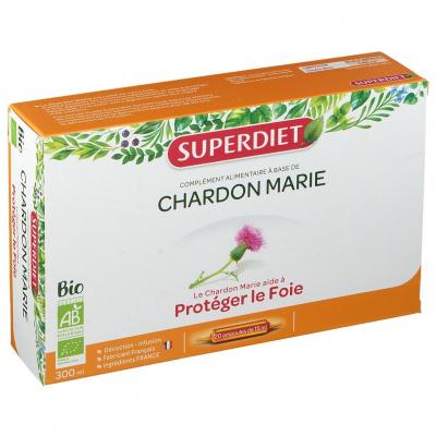 SUPERDIET  Chardon Marie Bio 20 ampoules