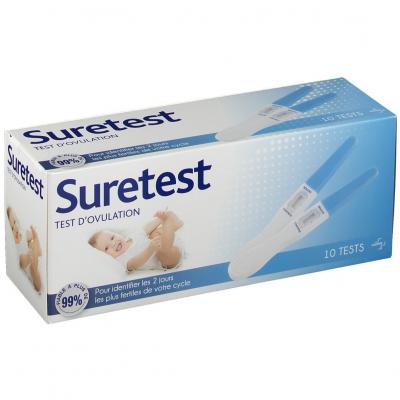 SURETEST  Test d'Ovulation Bo&icirc;te de 10