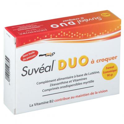 DENSMORE  Suv&eacute;al Duo &agrave; Croquer 3 Mois 90 Comprim&eacute;s - Bo&icirc;te 90 Comprim&eacute;s
