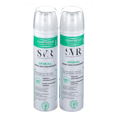 SVR  SPIRIAL - D&eacute;odorant Anti-Transpirant, spray 2x75ml