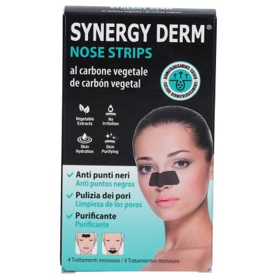 PLANET PHARMA Synergy Derm Nose Strips Charbon X4 Patch nez Incarose