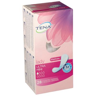 TENA LADY Tena SCAHP761130 Pack of 28 Lady Ultra Mini - Lot de 2