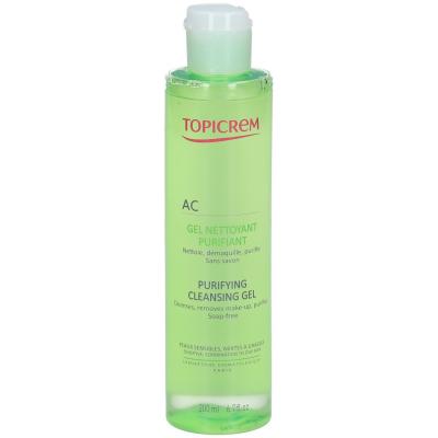 TOPICREM  Ac Gel Nettoyant Purifiant - Flacon 200 ml