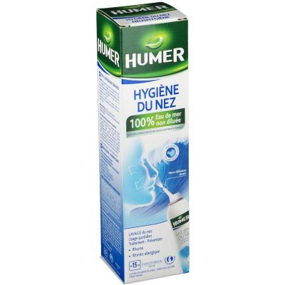 Humer - Spray nasal Hygi&egrave;ne du nez Adulte - 100% eau de mer - Excellente tol&eacute;rance - 150ml