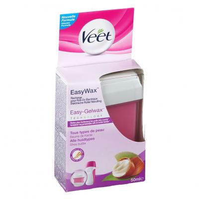 VEET Recharge roll-on bras et jambes, jusqu'&agrave; 4 s&eacute;ances d'&eacute;pilation 