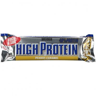 WEIDER &reg; LOW Carb High Protein BAR Cacahu&egrave;te - Caramel