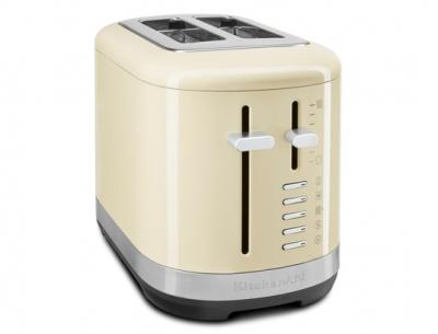 KITCHENAID Grille-pains 2 fentes 980w beige cr&egrave;me - 5KMT2109EAC - 