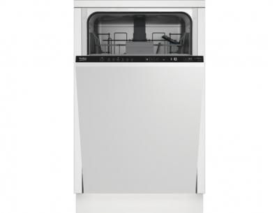 BEKO Lave-vaisselle int&eacute;grable  BDIS15031 45 cm 10 couverts 46 dB Classe D Inox - Neuf