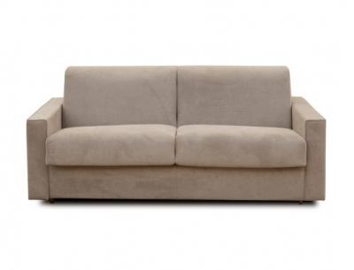 CITY Canap&eacute; lit D&eacute;troit 3 pl plutone beige matelas 140 28 kg/m3
