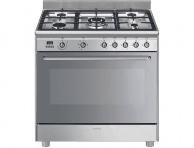 SMEG Cuisini&egrave;re mixte 90 cm  CG90X2