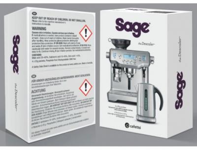 SAGE  - D&eacute;tartrant universel -  - machine expresso + bouilloire x4
