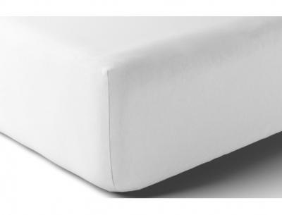 ANNE DE SOLENE Drap housse coton blanc 200x200 cm