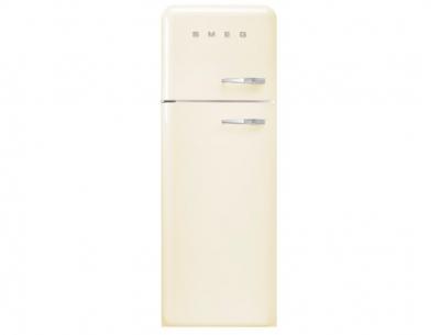 SMEG R&eacute;frig&eacute;rateur cong&eacute;lateur &agrave; poser  FFAB30LCR6 cr&egrave;me - 222L / 72L - H.181,5cm x L.68,5cm x P.86cm