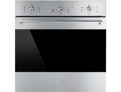 SMEG Four encastrable &eacute;mail lisse SF6381X Classica 70 litres 6 modes de cuisson