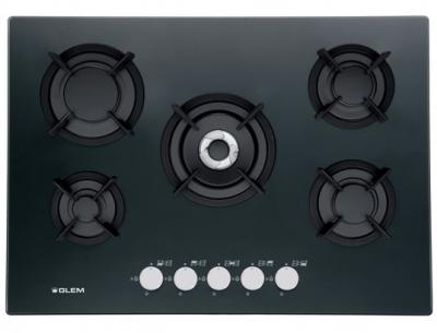 GLEMGAS Glem GV755HBK - Table de cuisson au gaz - 5 plaques de cuisson
