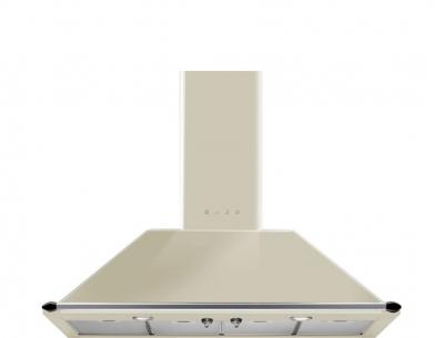 SMEG Hotte d&eacute;corative murale  HOTTE 110CM CREME - KT110PE