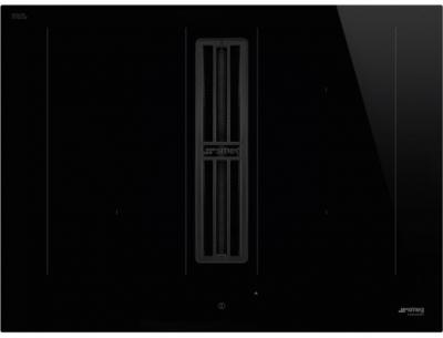 SMEG Plaque induction aspirante HOBD472D, Largeur 70 cm, Recyclage, Slider