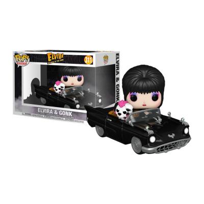 FUNKO Figurine  Pop! Rides Dlx - Elvira - Elvira W/macabre Mobile