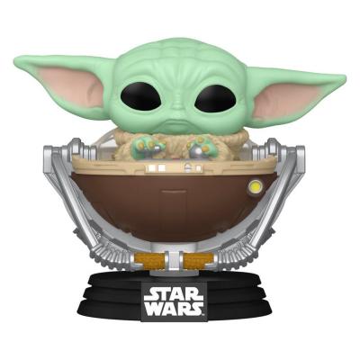 FUNKO Figurine  Pop! N&deg;823 Mandalorien Et Grogu Grogu Dans Poussette