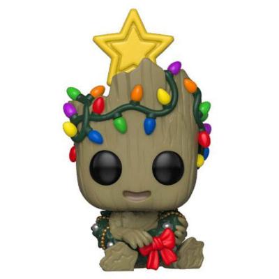 FUNKO Figurine  Pop Marvel Holiday Groot 
