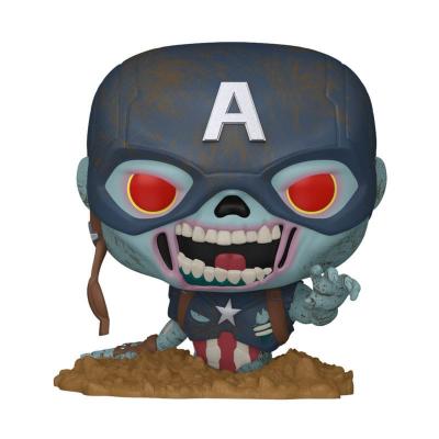 FUNKO Marvel Zombies - Figurine POP! Captain America 9 cm