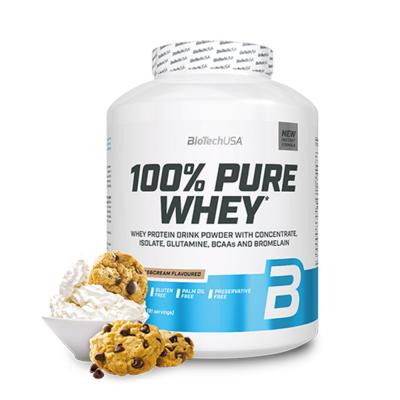 BiotechUSA 100% Pure Whey Protein 2270 gr biscuits et cr&egrave;me