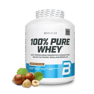BIOTECH USA  100% Pure Whey 2.27kg Noisette - Lactos&eacute;rum