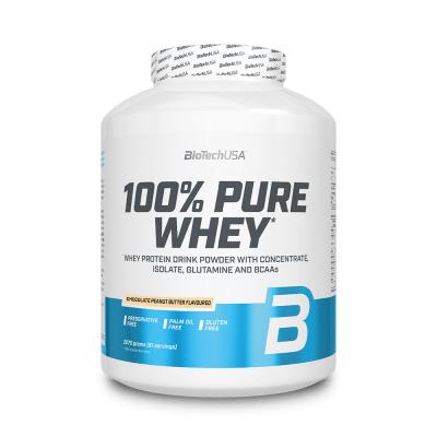 BIOTECH USA  100% Pure Whey 2.27kg Chocolat Beurre de cacahu&egrave;te - Lactos&eacute;rum