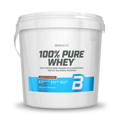 BIOTECH USA Seau de prot&eacute;ines 100 % pur lactos&eacute;rum  - Chocolate - 4kg