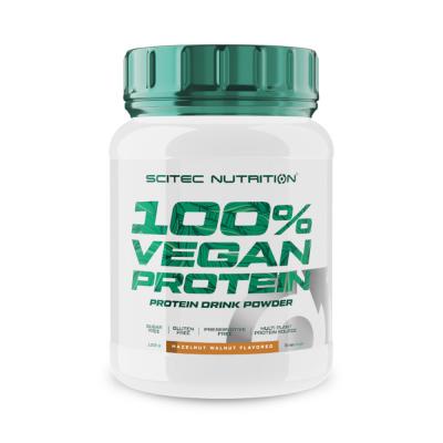 SCITEC NUTRITION  100% Prot&eacute;ine V&eacute;g&eacute;talienne 1 Kg Noisette Noix