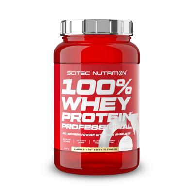 SCITEC NUTRITION  100% Whey Protein Professional 920g Vanille Framboise - Lactos&eacute;rum