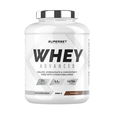SUPERSET NUTRITION 100% WHEY PROTEINE ADVANCED (2kg)   Whey prot&eacute;ine   Chocolat    