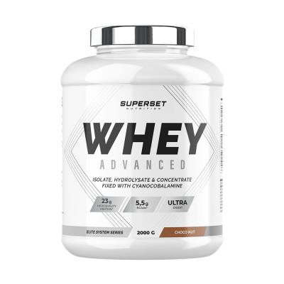 SUPERSET NUTRITION 100% WHEY PROTEINE ADVANCED (2kg)   Whey prot&eacute;ine   Nutella    