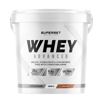 SUPERSET NUTRITION Whey prot&eacute;ine -  - 100% WHEY PROTEINE ADVANCED (4KG) - Saveur Nutella