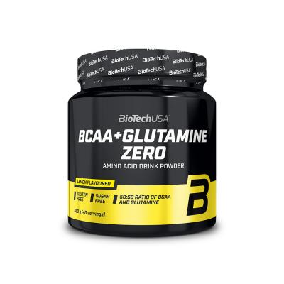 BIOTECH USA BiotechUSA BCAA + Glutamine z&eacute;ro p&ecirc;che ice tea 480 gr Citron