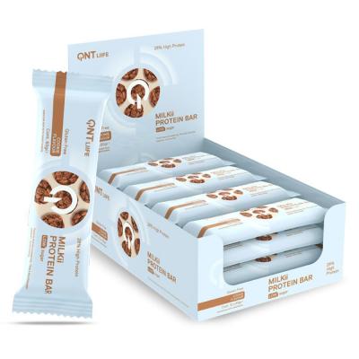QNT Bo&icirc;te Milkii protein bar (12x60g)  Barres prot&eacute;in&eacute;es Cookies 