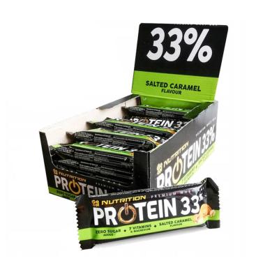 GO ON NUTRITION Barre proteinee 33 25x50g Caramel sal&eacute;  Proteine