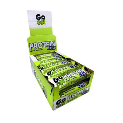 GO ON NUTRITION Bo&icirc;te protein crisp bar (24x50g)  Barres prot&eacute;in&eacute;es Peanut Caramel  Peanut Caramel