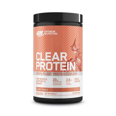OPTIMUM NUTRITION Clear Protein 100% Plant Protein Isolate (280g)Peach Prot&eacute;ines V&eacute;g&eacute;tales