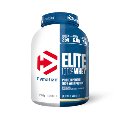 DYMATIZE Elite Whey Protein -  - Vanille Gourmet - 2,1 Kg (58 Shakes)