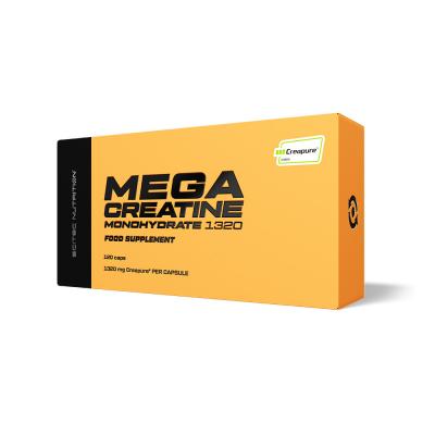 SCITEC NUTRITION Cr&eacute;atine Creapure&reg; Mega Creatine Monohydrate 1320 - 120 G&eacute;lules