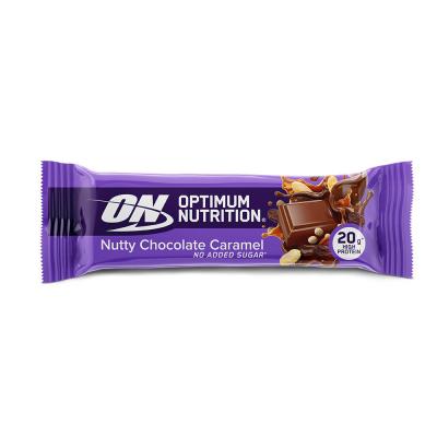 OPTIMUM NUTRITION Barre Prot&eacute;in&eacute; Au Chocolat Et Caramel  - La Barre De 70g