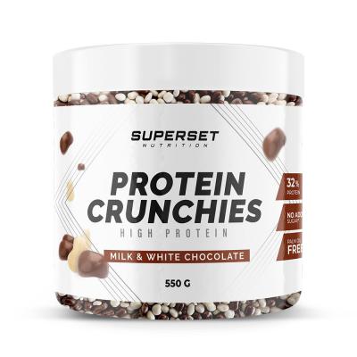 SUPERSET NUTRITION  Protein Crunchies (550g) Desserts Billes chocolat&eacute;es prot&eacute;in&eacute;es ultra gourmandes